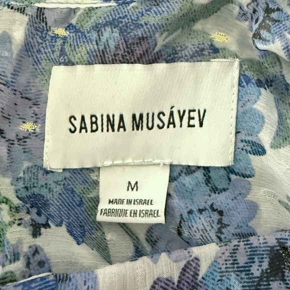 Sabina Musayev Revolve Honey Top – White Floral – Size M - Picture 5 of 6